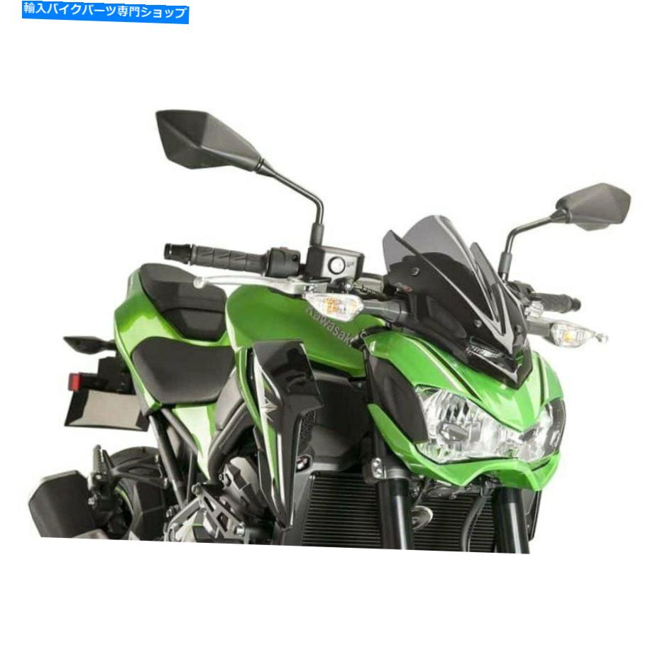 Windshield PUIG 9689F世代スポーツスポーツ裸の暗い煙のフロントガラス Puig 9689F Generation Sport Naked Dark Smoke Windshield【並行輸入品】