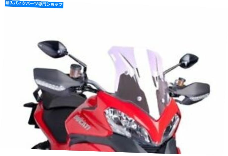 Windshield Puig 6490WレースウインドスクリーンDUCATI MULTISTRADA 1200 2013-2014クリア Puig 6490W Race Windscreen Ducati Multistrada 1200 2013-2014 Clear【並行輸入品】