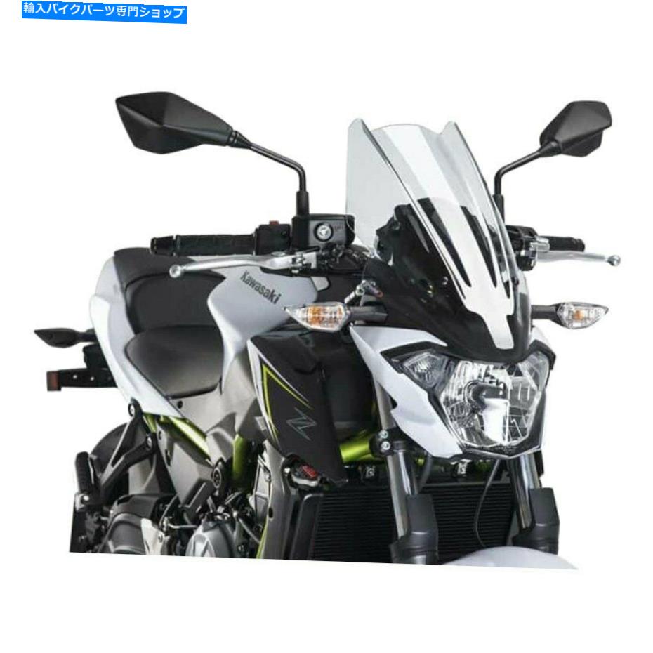 Windshield Puig 9369W世代の裸の透明なフロントガラスを巡回しています Puig 9369W Generation Touring Naked Clear Windshield【並行輸入品】