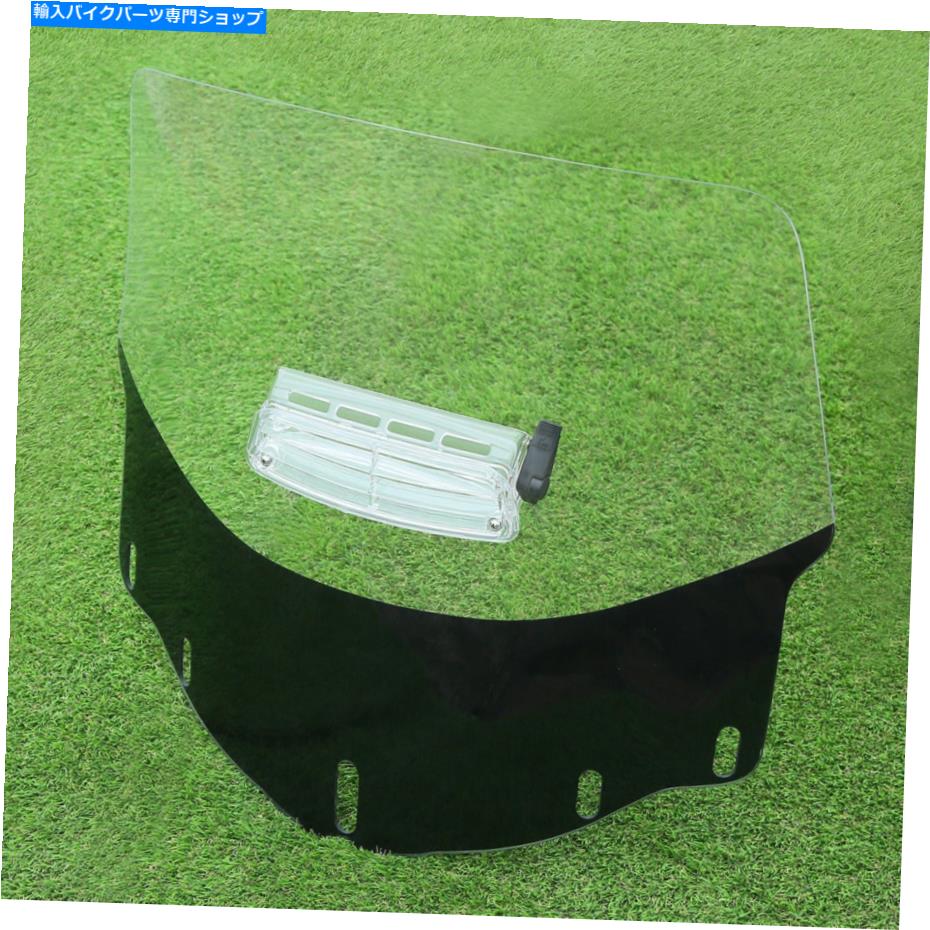 Windshield ホンダGL1800 2001-2017用フロントクリアフロントウインドスクリーンウインドシールド＆エアベントフィット Front Clear Windscreen Windshield & Air Vent Fit For Honda GL1800 2001-2017 2016【並行輸入品】