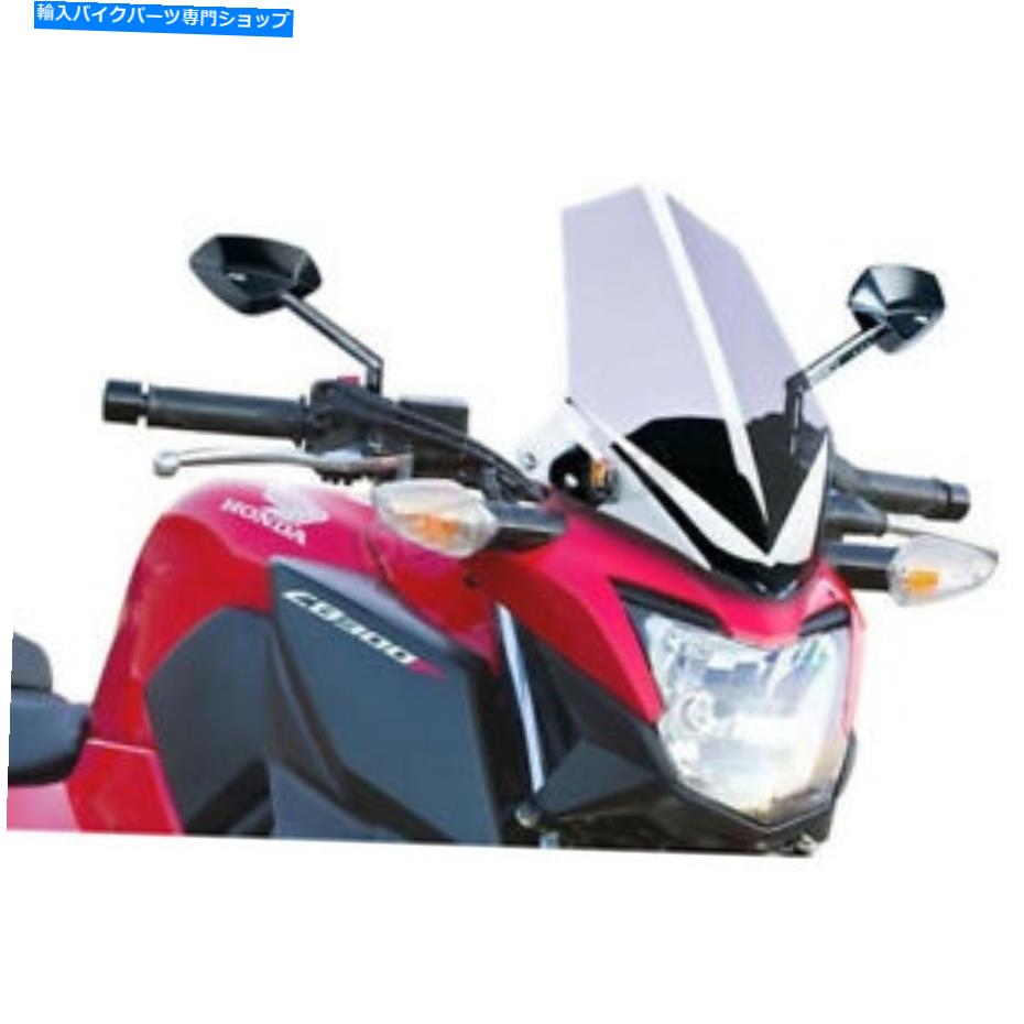 Windshield ピグハイテクパーツクリア裸の新世代スポーツウィンドスクリーン - 7655W Puig Hi-Tech Parts Clear Naked New Generation Sport Windscreen - 7655W【並行輸入品】