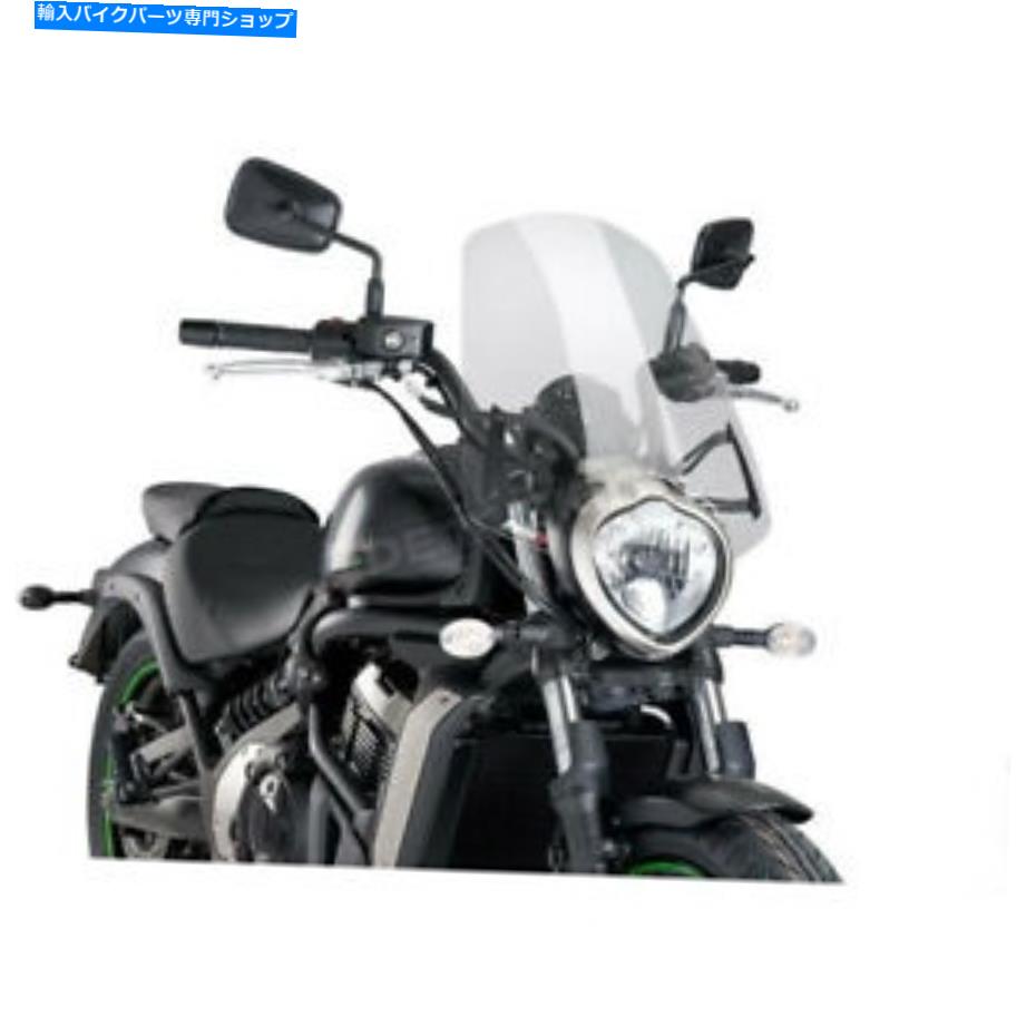 Windshield プイグハイテク部品クリア裸の新世代ツーリングフロントスクリーン - 8164W Puig Hi-Tech Parts Clear Naked New Generation Touring Windscreen - 8164W【並行輸入品】