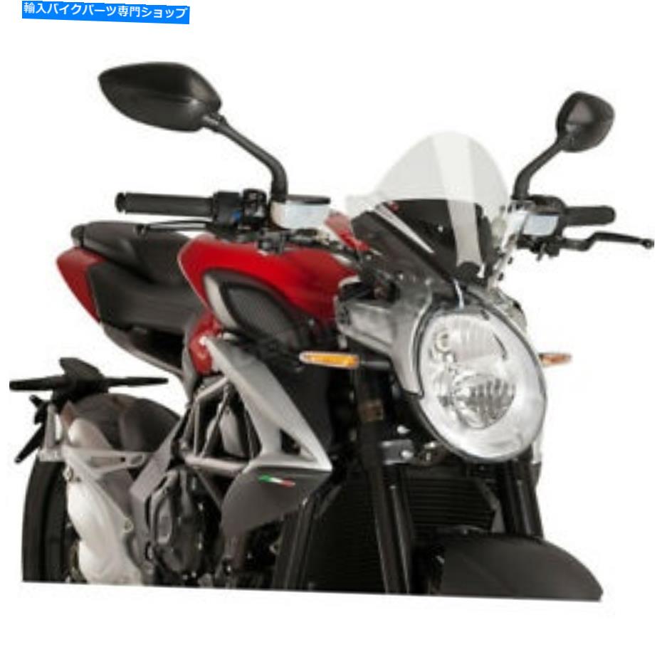 Windshield プイグハイテク部品クリア裸の新世代スポーツウインドシールド - 9011W Puig Hi-Tech Parts Clear Naked New Generation Sport Windshield - 9011W【並行輸入品】|Us Custom Parts Shop USDM