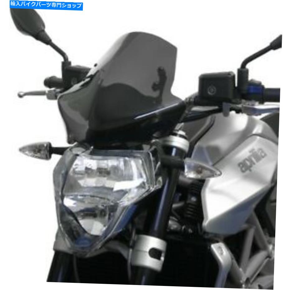 Windshield ピュギ裸のスポーツのフロントウィンドスクリーンの暗い煙＃4674F Aprilia Sl 750 Shiver / Shiver 900 Puig Naked Sport Windscreen Dark Smoke #4674F Aprilia SL 750 Shiver/Shiver 900【並行輸入品】