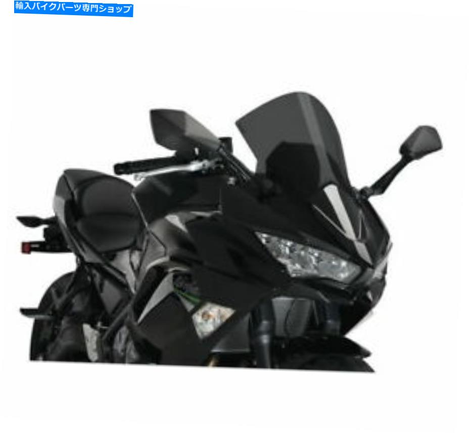 Windshield 新しいPUIG Rレーサーウィンドスクリーンダークスモーク3880F NEW PUIG R-Racer Windscreens Dark Smoke 3880F【並行輸入品】