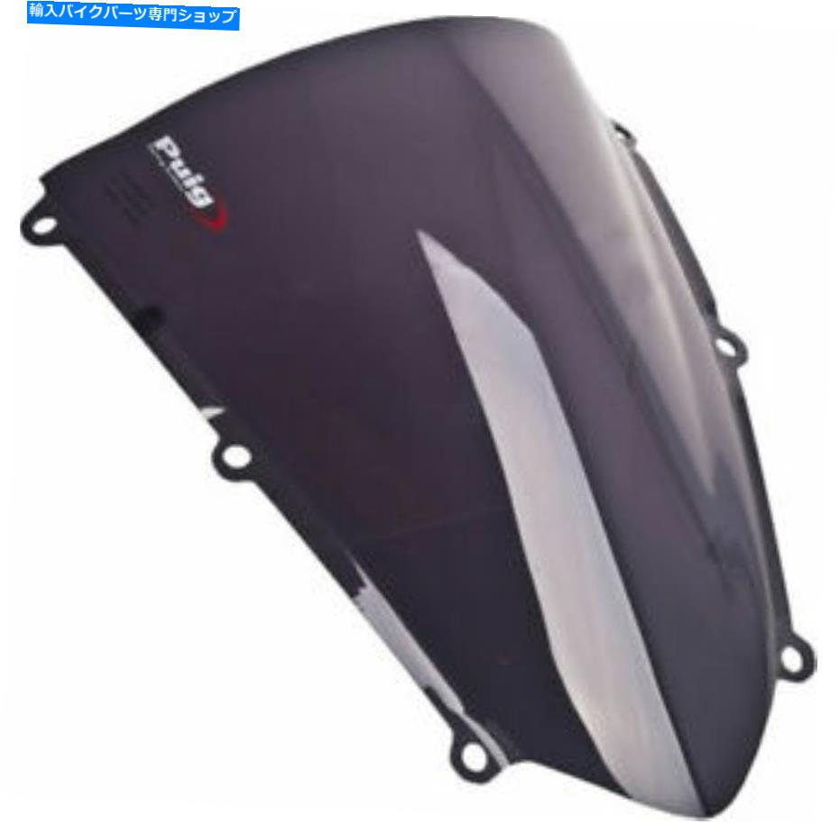 Windshield PUIG 4356Fレースのフロントスクリーン、暗い煙 PUIG 4356F Racing Windscreen, Dark Smoke【並行輸入品】