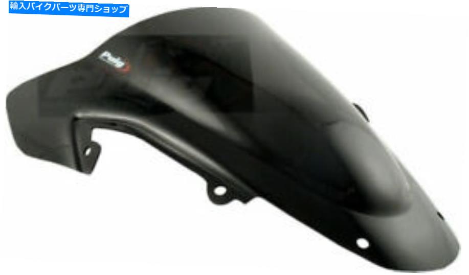 Windshield PUIG 1340Fレースのフロントウィンドスクリーン、暗い煙 PUIG 1340F Racing Windscreen, Dark Smoke【並行輸入品】