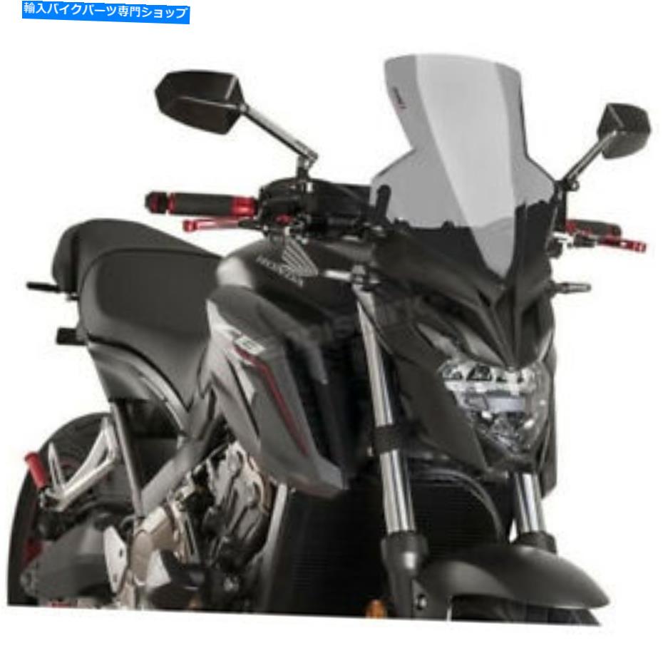 Windshield パイグハイテク部品ダークスモーク裸新世代スポーツウィンドスクリーン - 9687F Puig Hi-Tech Parts Dark Smoke Naked New Generation Sport Windscreen - 9687F【並行輸入品】