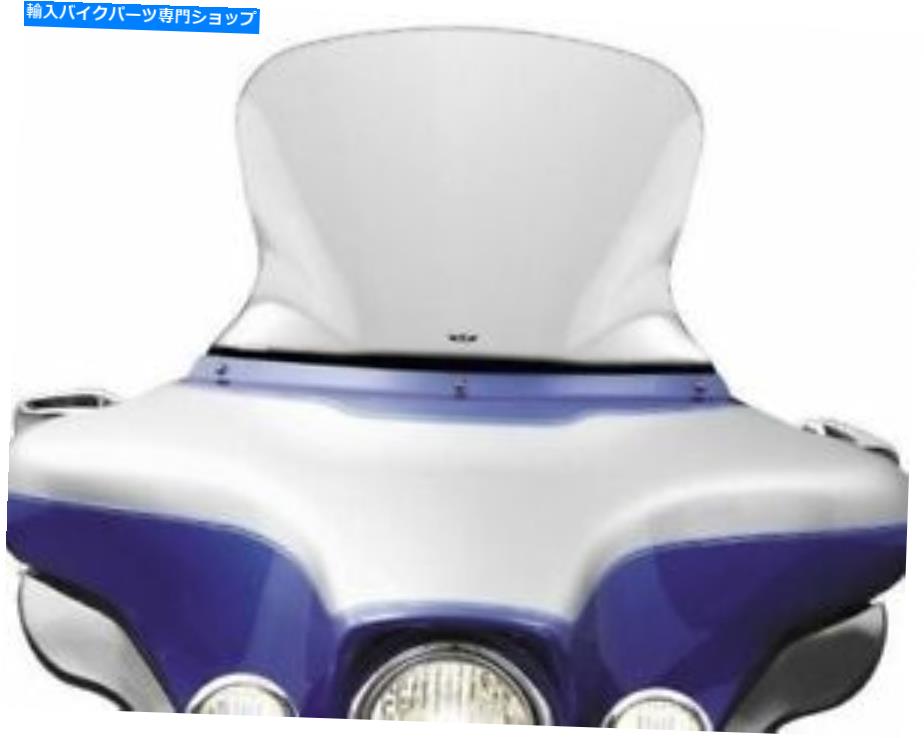 Windshield 国連サイクルVStream Windshield - 背の高いクリアN20401 National Cycle VStream Windshield - Tall - Clear N20401【並行輸入品】