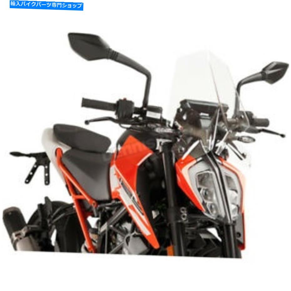 Windshield プイグハイテク部品クリア裸の新世代スポーツウインドシールド - 9514W Puig Hi-Tech Parts Clear Naked New Generation Sport Windshield - 9514W【並行輸入品】