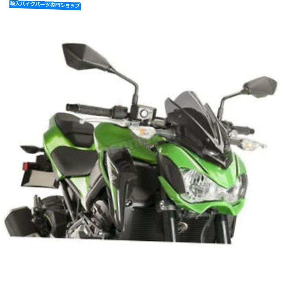 Windshield ピグハイテクパーツダークスモーク裸の新世代スポーツウィンドスクリーン - 9689F Puig Hi-Tech Parts Dark Smoke Naked New Generation Sport Windscreen - 9689F【並行輸入品】