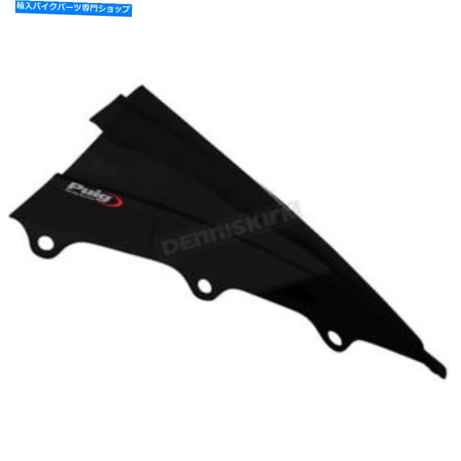 Windshield プイグハイテクパーツブラックレースフロントスケーン - 7228N Puig Hi-Tech Parts Black Racing Windscreen - 7228N【並行輸入品】