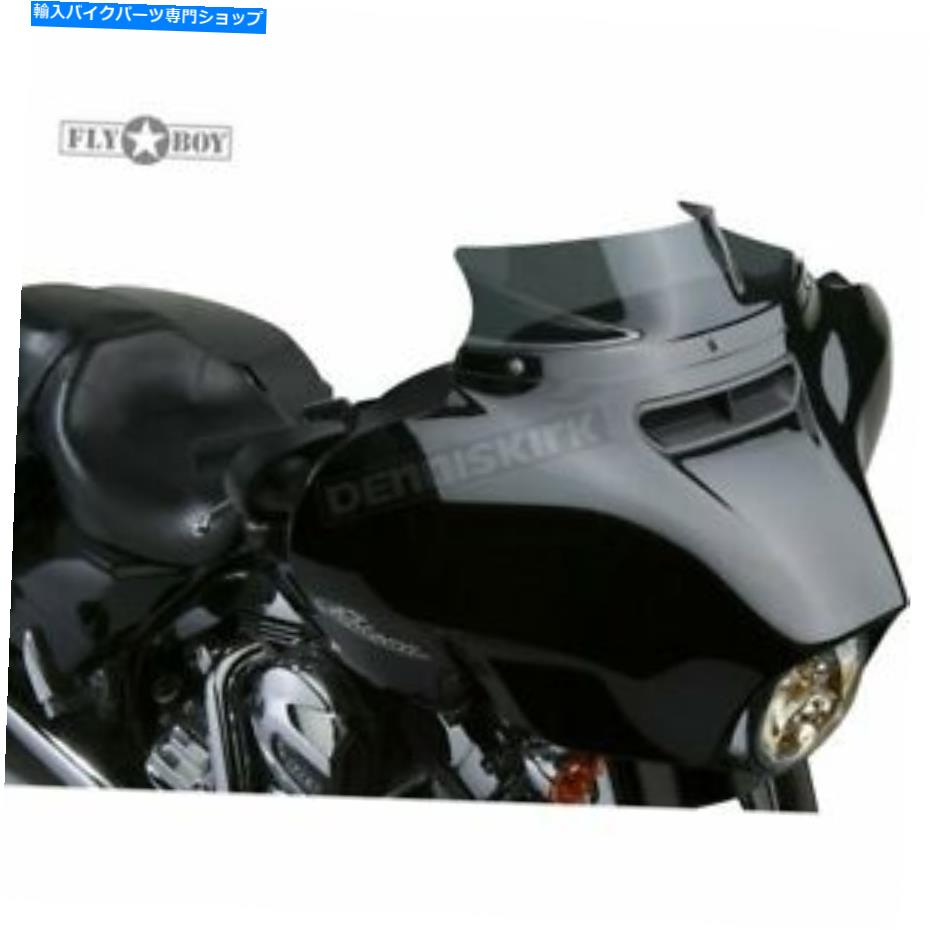 Windshield ナショナルサイクルダークグレー4インチ。フライ男の子ポリカーボネートウィンドシールド - N27410 National Cycle Dark Gray 4 in. Fly Boy Polycarbonate Windshield - N27410【並行輸入品】｜Us Custom Parts Shop USDM