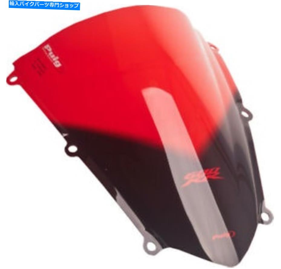 Windshield Puig Red Racing Windscreen 4356R合理化されたGP WindShield Puig Red Racing Windscreen 4356R Streamlined GP Windshield【並行輸入品】
