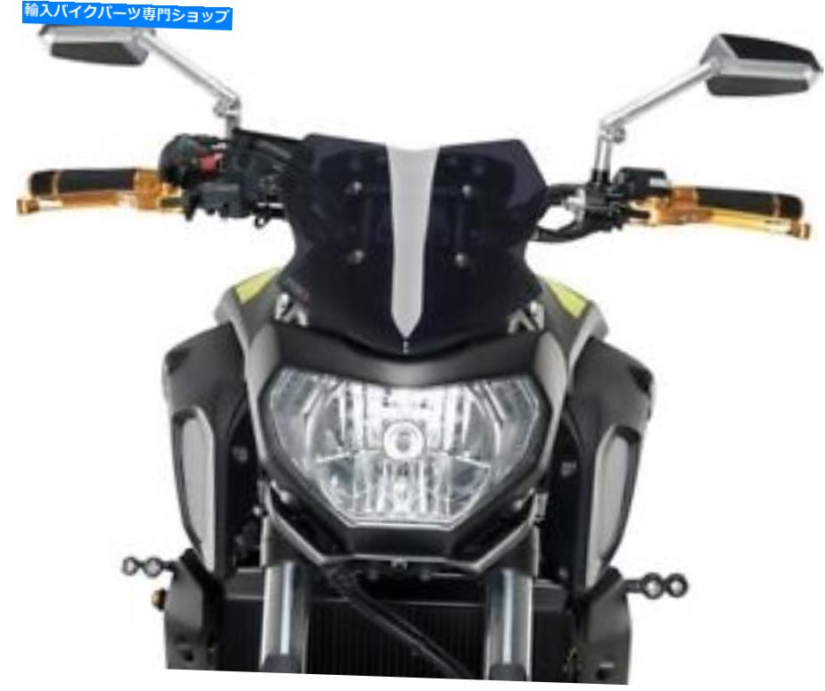 Windshield ピュギ裸のスポーツのフロントウィンドスクリーンダークスモーク#9666FフィットYamaha MT-07 2018-2020 Puig Naked Sport Windscreen Dark Smoke #9666F fits Yamaha MT-07 2018-2020【並行輸入品】|Us Custom Parts Shop USDM