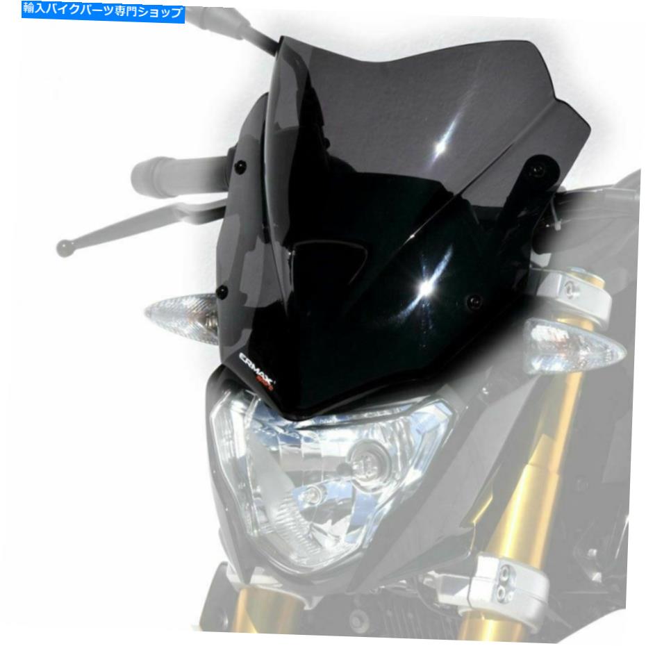 Windshield ERMAXダークスモークフライスクリーンウインドシールドデフレクターBMW G310R 16 - 18 0310042-03 ERMAX DARK SMOKE FLY SCREEN WINDSHIELD DEFLECTOR BMW G310R 16 - 18 0310042-03【並行輸入品】