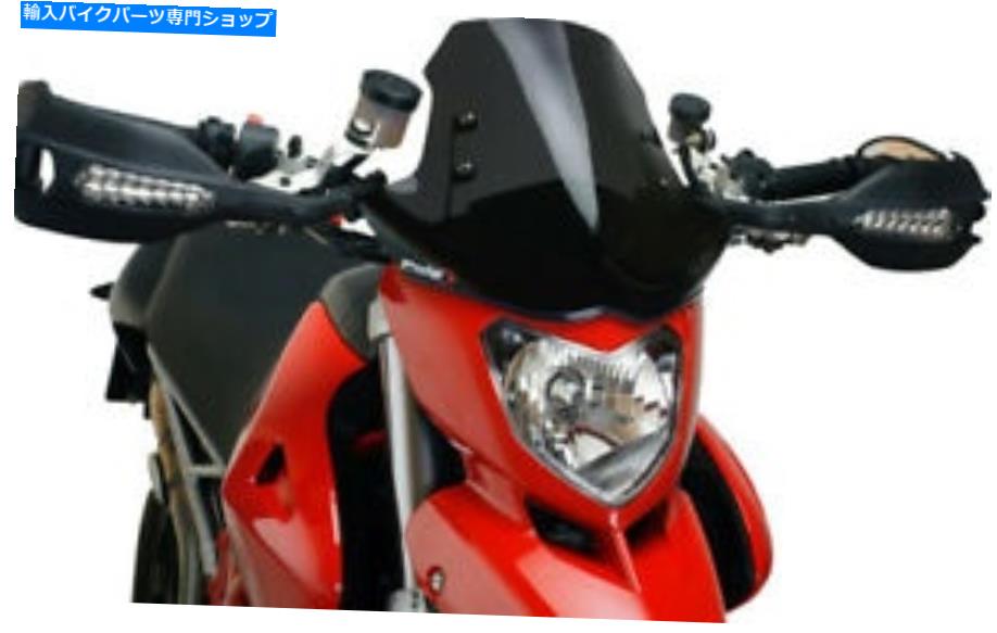 Windshield PUIG 5196F 3mm裸の新しい世代のアクリル風防ガラスの暗い煙 PUIG 5196F 3mm Naked New Generation Acrylic Windshield Dark Smoke【並行輸入品】