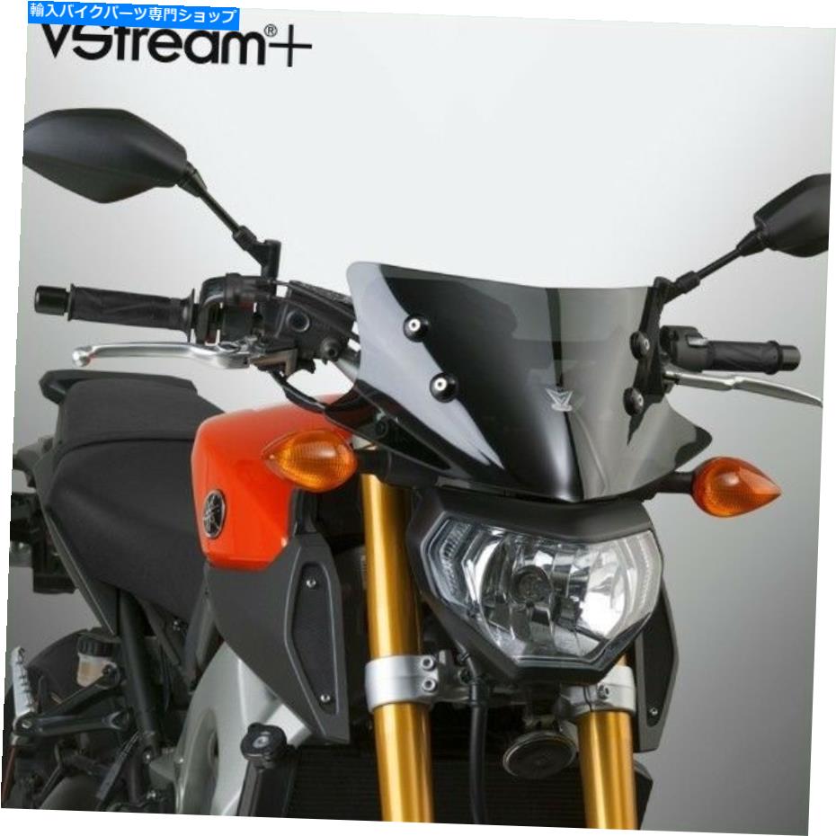 Windshield ナショナルサイクルVstream着色スポーツウインドシールド9 "ヤマハFZ-09 FZ09 2014-2016 National Cycle VStream Tinted Sport Windshield 9" Yamaha FZ-09 FZ09 2014-2016【並行輸入品】｜Us Custom Parts Shop USDM