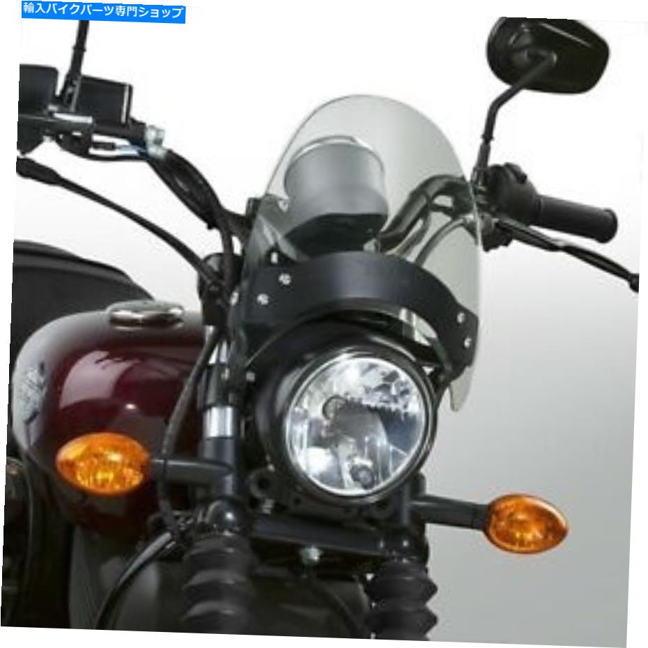 Windshield ブラックマウントクリアとナショナルサイクルフライスクリーンウインドシールド＃N2530-002 National Cycle Flyscreen Windshield with Black Mount Clear #N2530-002【並行輸入品】