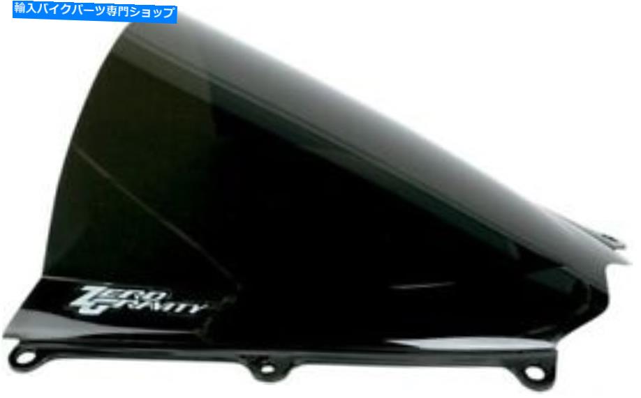 Windshield ゼロ重力16-111-19ダブルバブルフロントスケーンダークスモークウィンドシールド Zero Gravity 16-111-19 Double Bubble Windscreen Dark Smoke Windshield【並行輸入品】