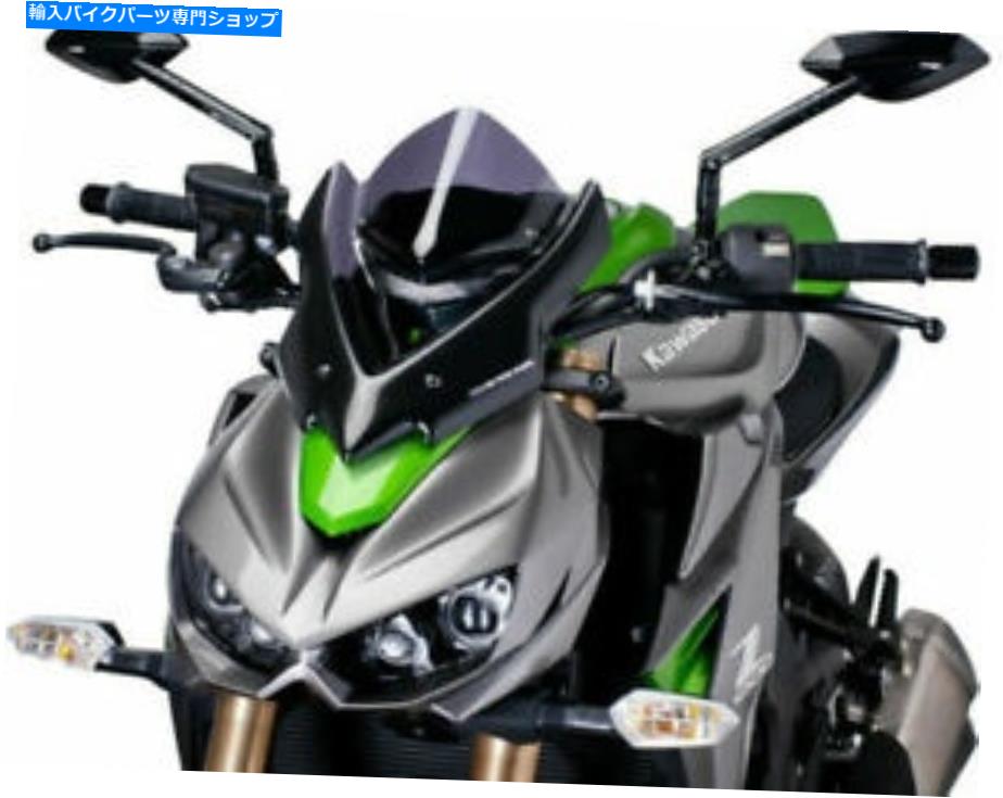 Windshield PUIG 7011F裸の新しい世代スポーツのフロントスクリーン、暗い煙 PUIG 7011F Naked New Generation Sport Windscreen, Dark Smoke【並行輸入品】