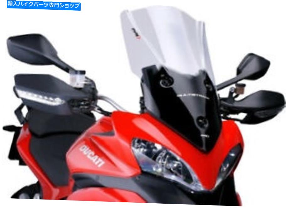 Windshield Puigオートバイのツーリングフロントガラスのフロントスクリーンライトスモーク5250H Puig Motorcycle Touring Windshield Windscreen Light Smoke 5250H【並行輸入品】