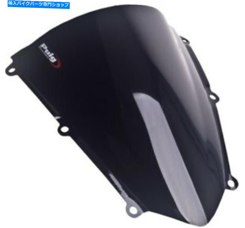 Windshield ピュギレーシングフロントスクリーンブラック#4356-NホンダCBR600RR 2007-2012 Puig Racing Windscreen Black #4356-N Honda CBR600RR 2007-2012【並行輸入品】|Us Custom Parts Shop USDM