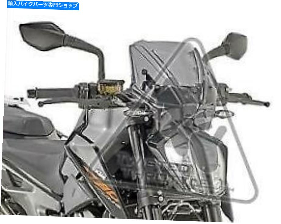 Windshield KTM 790 Duke '18 -'19のためのGIVI A7708 Windscreen煙 GIVI A7708 Windscreen For KTM 790 Duke '18-'19 | Smoke【並行輸入品】