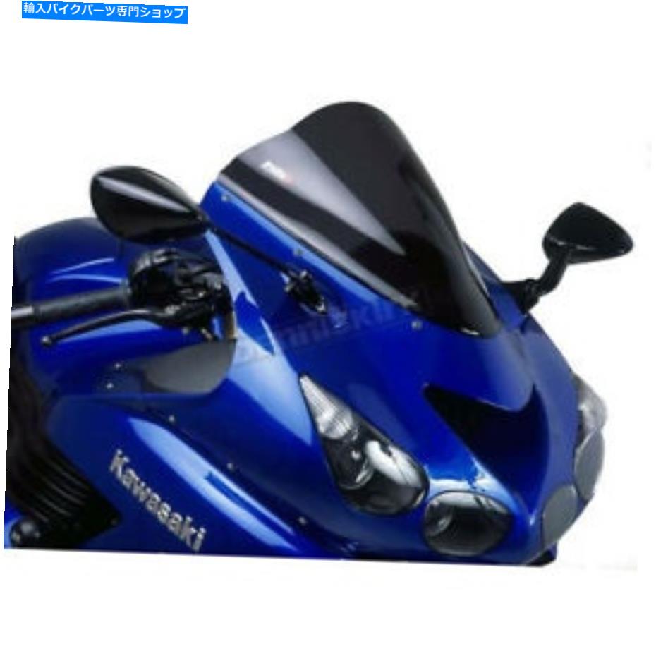 Windshield ピグハイテク部品ダークスモークレーシングウィンドスクリーン - 4057F Puig Hi-Tech Parts Dark Smoke Racing Windscreen - 4057F【並行輸入品】