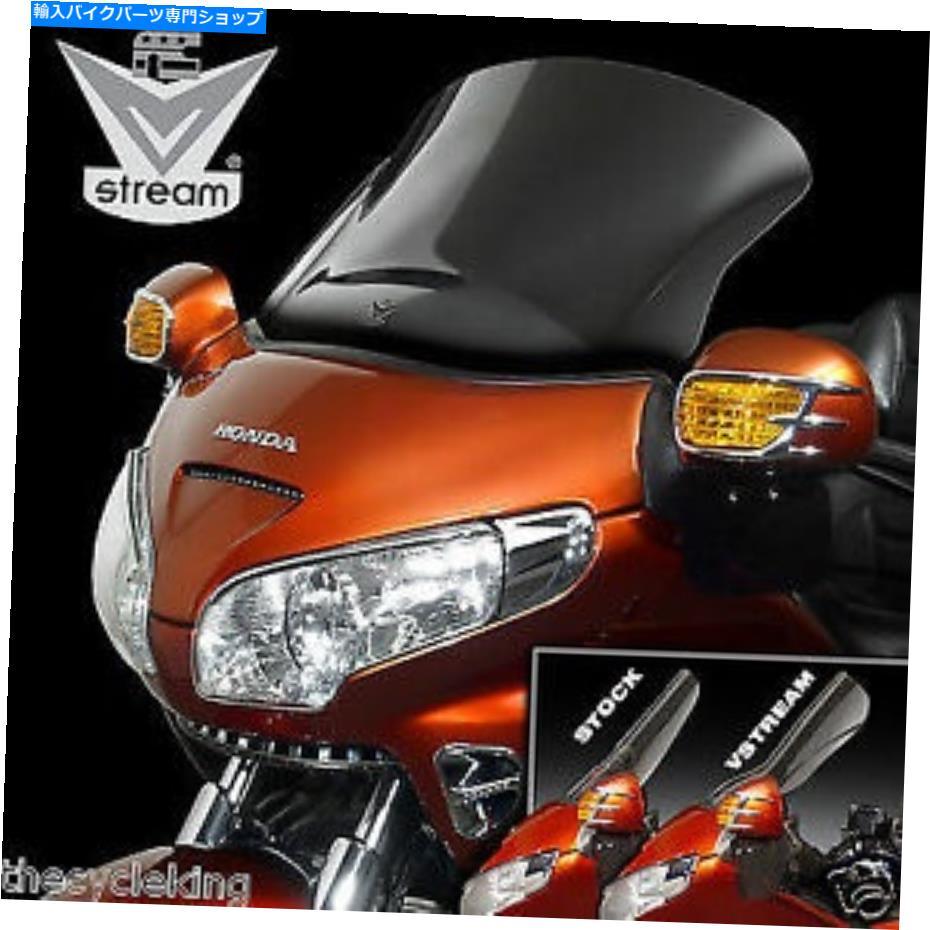 Windshield Honda GL1800ゴールドウィング1800 - ナショナルサイクルVSTREAM交換用フロントガラス Honda GL1800 Goldwing 1800 - National Cycle VStream Replacement Windshield【並行輸入品】