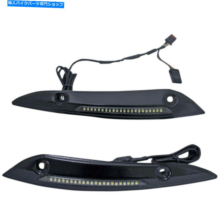 Windshield カスタムダイナミクスブラックウインドシールドLEDトリムターンシグナルハーレー15-20 FLTR Custom Dynamics Black Windshield LED Trim Turn Signals Harley 15-20 FLTR【並行輸入品】｜Us Custom Parts Shop USDM
