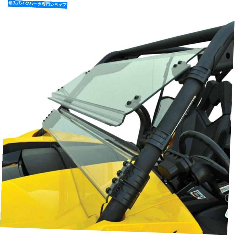 Windshield CAN-AMコマンダー1000R 18-19スクラッチ耐性フロントガラス For Can-Am Commander 1000R 18-19 Scratch Resistant Full Tilting Windshield【並行輸入品】|Us Custom Parts Shop USDM