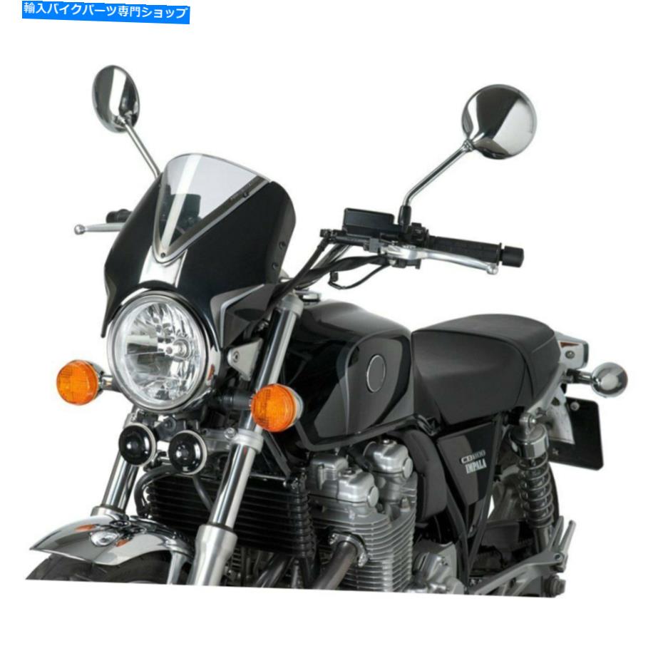 Windshield ホンダCB1100 2013-2014 PUIG 7593W Retrivision Clear WindShird For Honda CB1100 2013-2014 Puig 7593W Retrovision Clear Windshield【並行輸入品】|Us Custom Parts Shop USDM