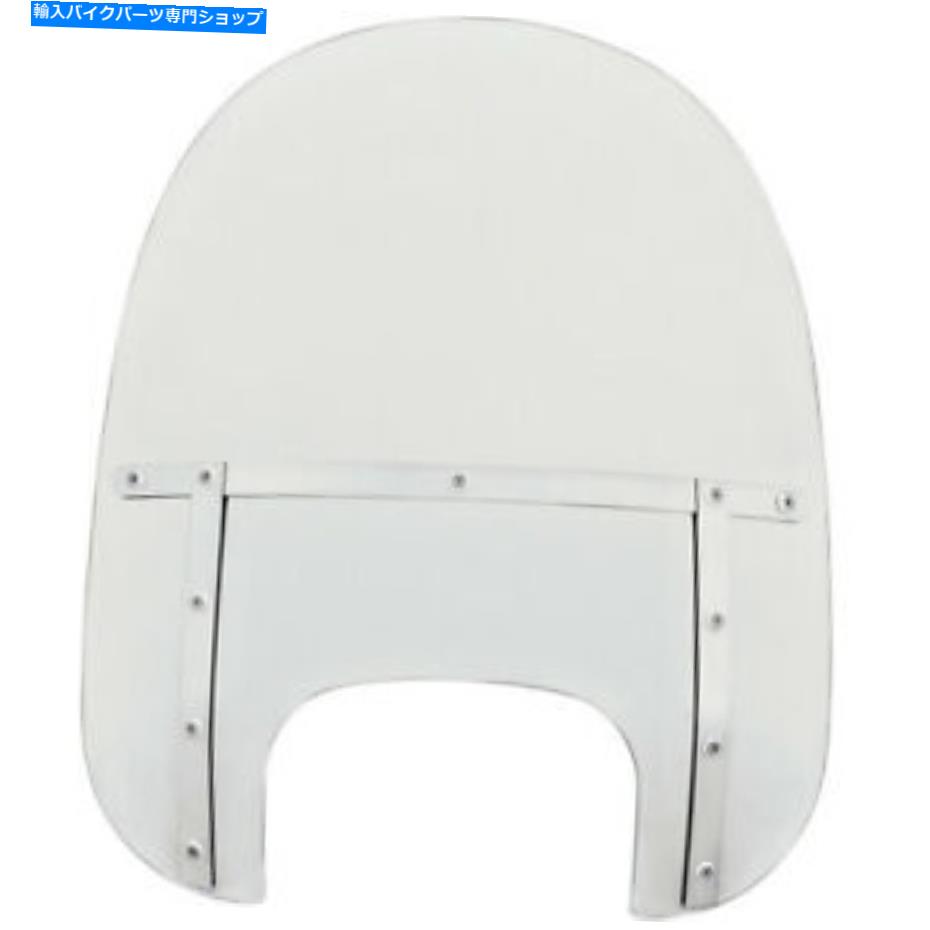 Windshield メンフィスシェード脂肪ウインドシールド - 19 " - FLFB / S（クリア）MEM6300 Memphis Shades Fats Windshield - 19" - FLFB/S (Clear) MEM6300【並行輸入品】｜Us Custom Parts Shop USDM