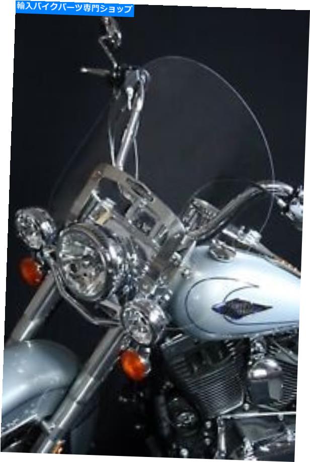 Windshield Harley Davidson Heritage Softail Deluxe WindshieldのF4税関 Harley Davidson Heritage Softail Deluxe Windshield Replacement by F4 Customs【並行輸入品】