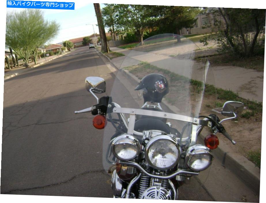 Windshield Harley Davidson Softail Springer Compact F4税関によるコンパクトフロントガラス交換 Harley Davidson Softail Springer Compact Windshield Replacement by F4 Customs【並行輸入品】
