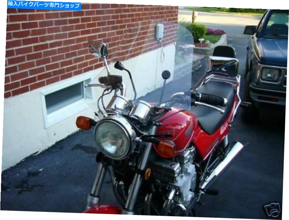 Windshield ホンダナイトホークCB 250 450 750 F SC - ラージ20インチクリアフロントガラスW /ハードウェアキット Honda Nighthawk CB 250 450 750 F SC - Large 20" Clear Windshield w/Hardware Kit【並行輸入品】｜Us Custom Parts Shop USDM