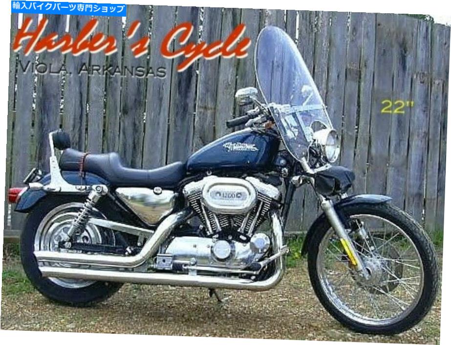Windshield XL 883 1200ハーレーダビッドソンスポーツスター - クリア22 \