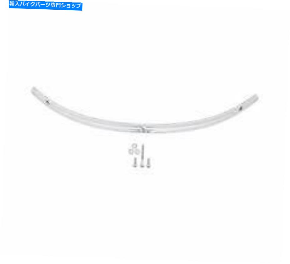 Windshield ハーレーダビッドソンツーリングフロントガラスビレット溝付きクローム61400224 Harley Davidson Touring Windshield Billet Grooved Chrome 61400224【並行輸入品】