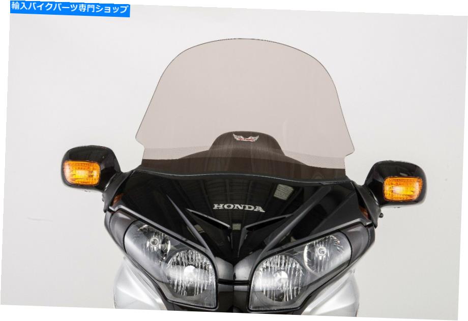 Windshield 26.5 "煙の色合いフロントガラス/ウィンドスクリーン - ホンダGL 1800ゴールドウィングゴールドウィングGL1800 26.5" Smoke Tinted Windshield/Windscreen-Honda GL 1800 Gold Wing Goldwing GL1800【並行輸入品】|Us Custom Parts Shop USDM