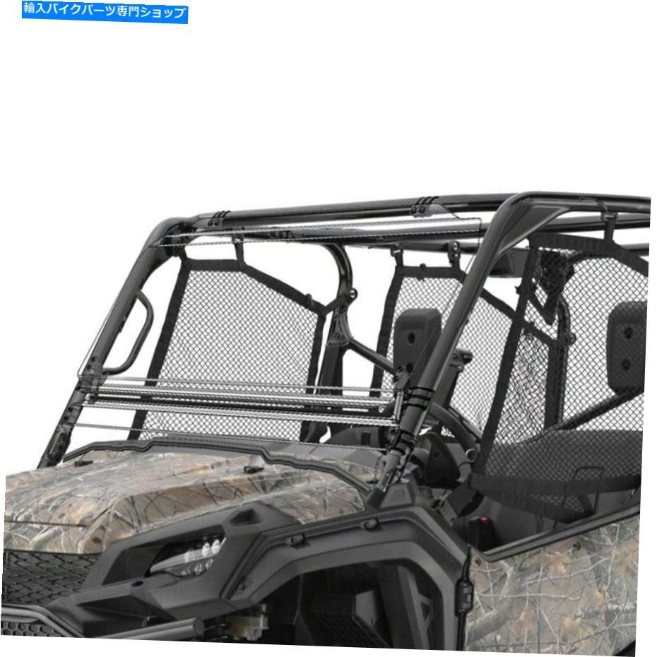 Windshield ホンダパイオニア1000 16-18引っかき傷のフルタイティングフロントガラス For Honda Pioneer 1000 16-18 Scratch Resistant Full Tilting Windshield【並行輸入品】