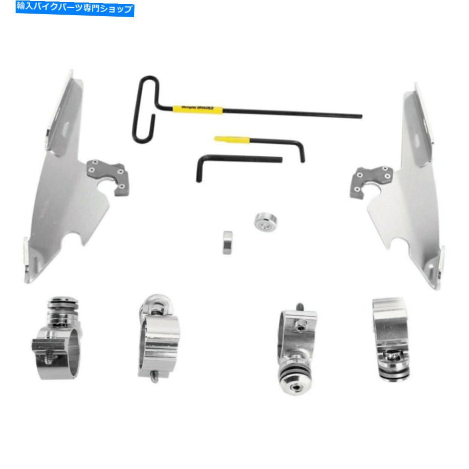 Windshield Harley-Davidson Sportster 1200 11-18バットウィングフェアリングトリガーロックマウントキット For Harley-Davidson Sportster 1200 11-18 Batwing Fairing Trigger-Lock Mount Kit【並行輸入品】