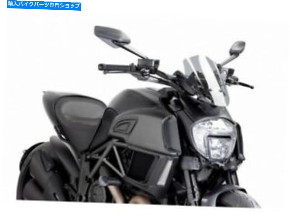 Windshield Puig Ducati Diavelスポーツスクリーン2nd Gen 2014+ Puig Ducati Diavel Sport Screen 2nd Gen 2014+【並行輸入品】 44,764円