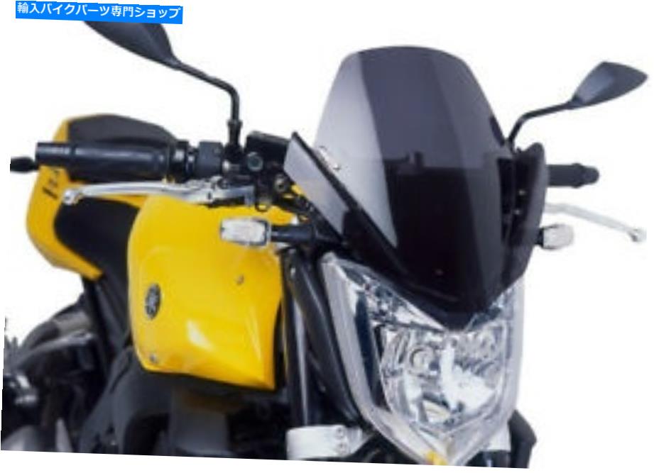 Windshield Puig Windscreenの裸の新しいGen Sport Dark Smope 4952F Puig Windscreen Naked New Gen Sport Dark Smoke 4952F【並行輸入品】