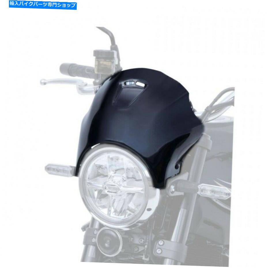 Windshield ERMAX 1503S6865鼻スクリーンメタリックブラックフロントシールドZ900RS 18 Ermax 1503S6865 Nose Screen Metallic Black Windshield for Z900RS 18【並行輸入品】