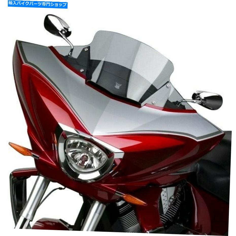 Windshield 勝利クロスカントリー10-17 VSTREAMスポーツ/ツアーライトグレイの画面 For Victory Cross Country 10-17 VStream Sport/Tour Light Gray Replacement Screen【並行輸入品】