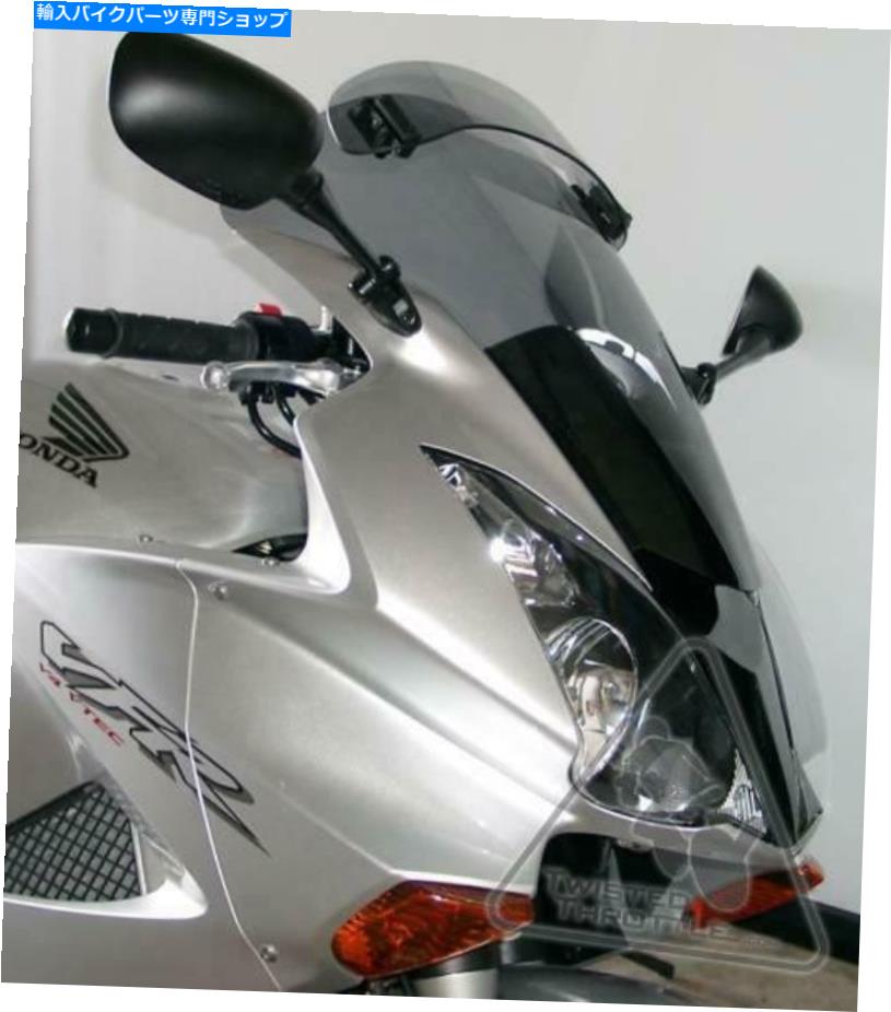 Windshield MRA variotouringsスクリーンフロントガラス用ホンダVFR800 VTECインターセプター - スモークグレー MRA VarioTouringScreen Windshield For Honda VFR800 VTEC Interceptor - Smoke Grey【並行輸入品】