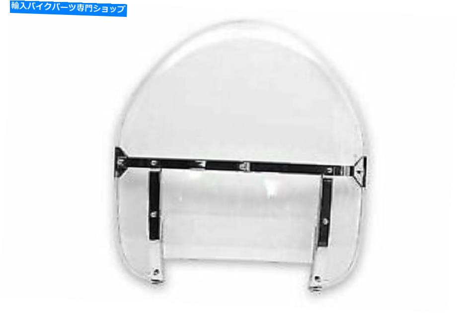 Windshield レプリカの組み立てられたハーレーダビッドソンのV-Twin Replica Assembled Clear Windshield for Harley Davidson by V-Twin【並行輸入品】