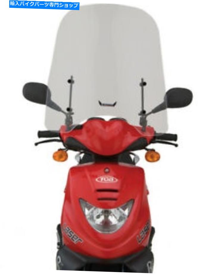 Windshield SlipStreamer、S-SCTR-M、スクーターフロントガラス,,スコット50 Slipstreamer, S-SCTR-M, Scooter Windshield,, Scoot 50【並行輸入品】