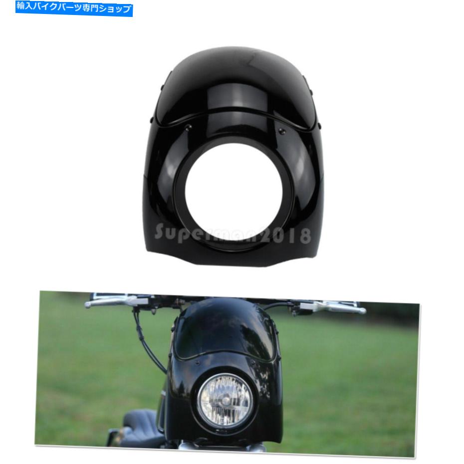 Windshield Gloss Black 35-49mmフォークの無法者フェアリングフロントガラスフィットハーレースポーツスターFXD Gloss Black 35-49mm Fork Outlaw Fairing Windshield Fit For Harley Sportster FXD【並行輸入品】|Us Custom Parts Shop USDM